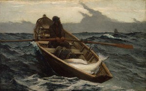 03. The Fog Warning, 1885, Winslow Homer (American, 1836-1910) Conservation status: After treatment, Oil on canvas *Museum of Fine Arts, Boston. Otis Norcross Fund *Photograph © Museum of Fine Arts, Boston 27homer